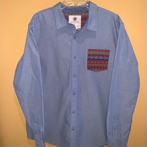 On The Byass Long Sleeve Button Up